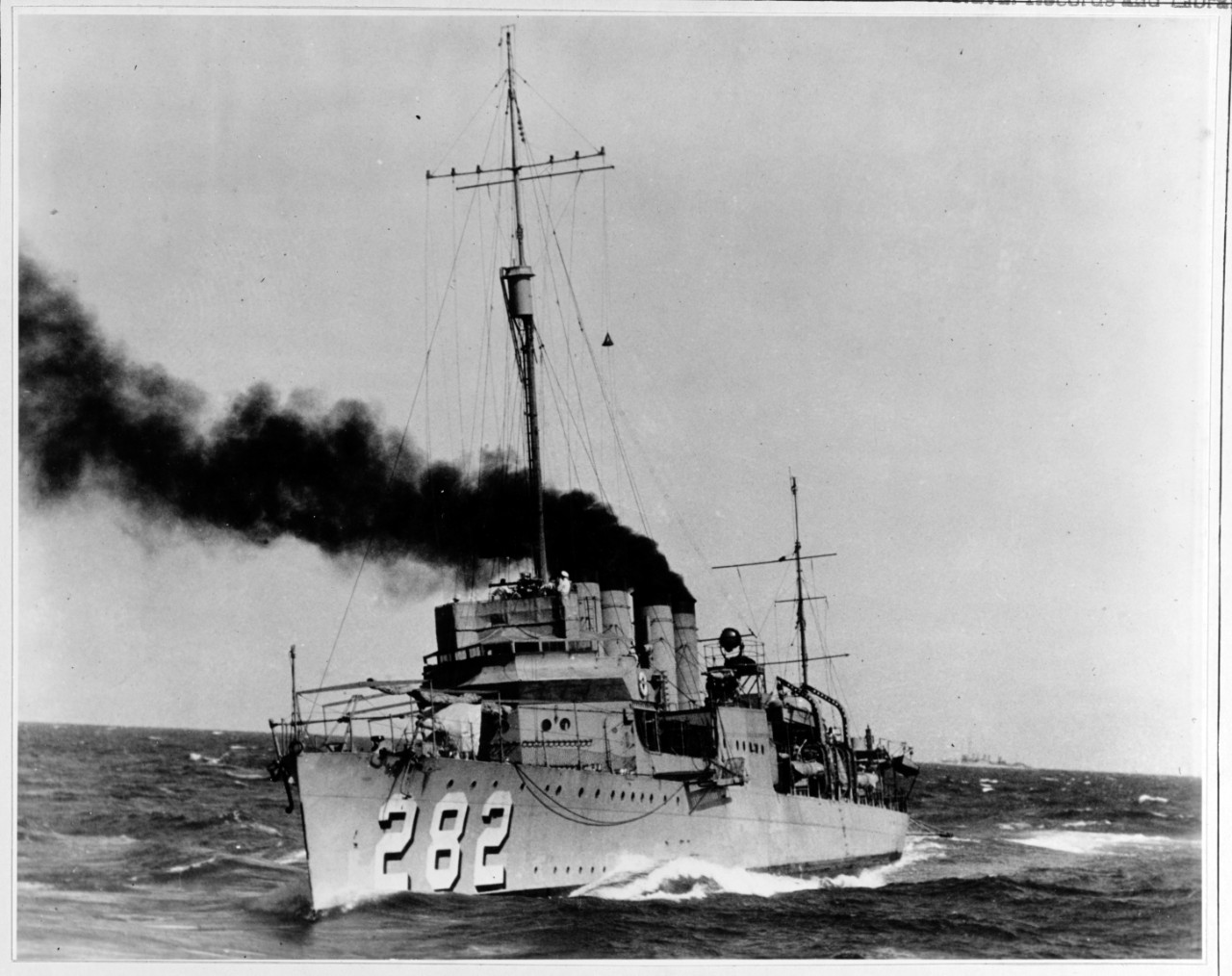 USS TOUCEY (DD-282)