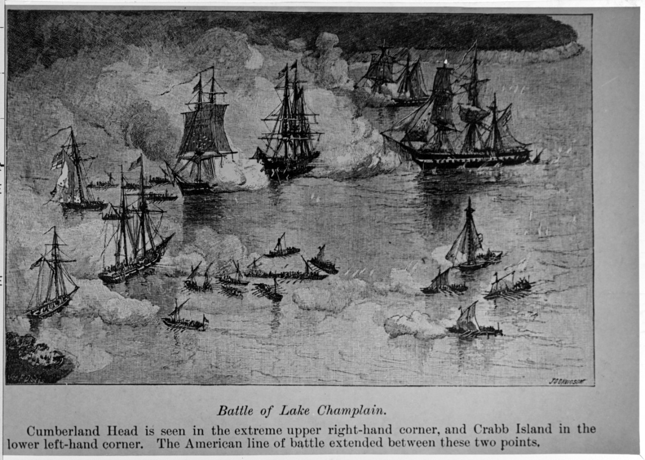 Battle of Lake Champlain (Plattsburg, New York), September 11, 1814. 