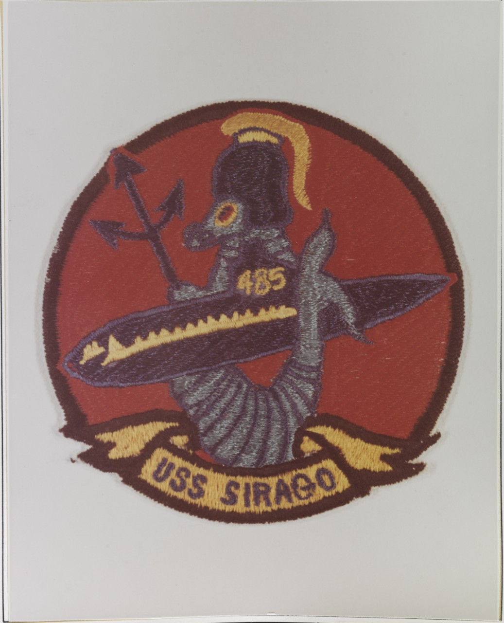 Insignia: USS SIRAGO (SS-485)