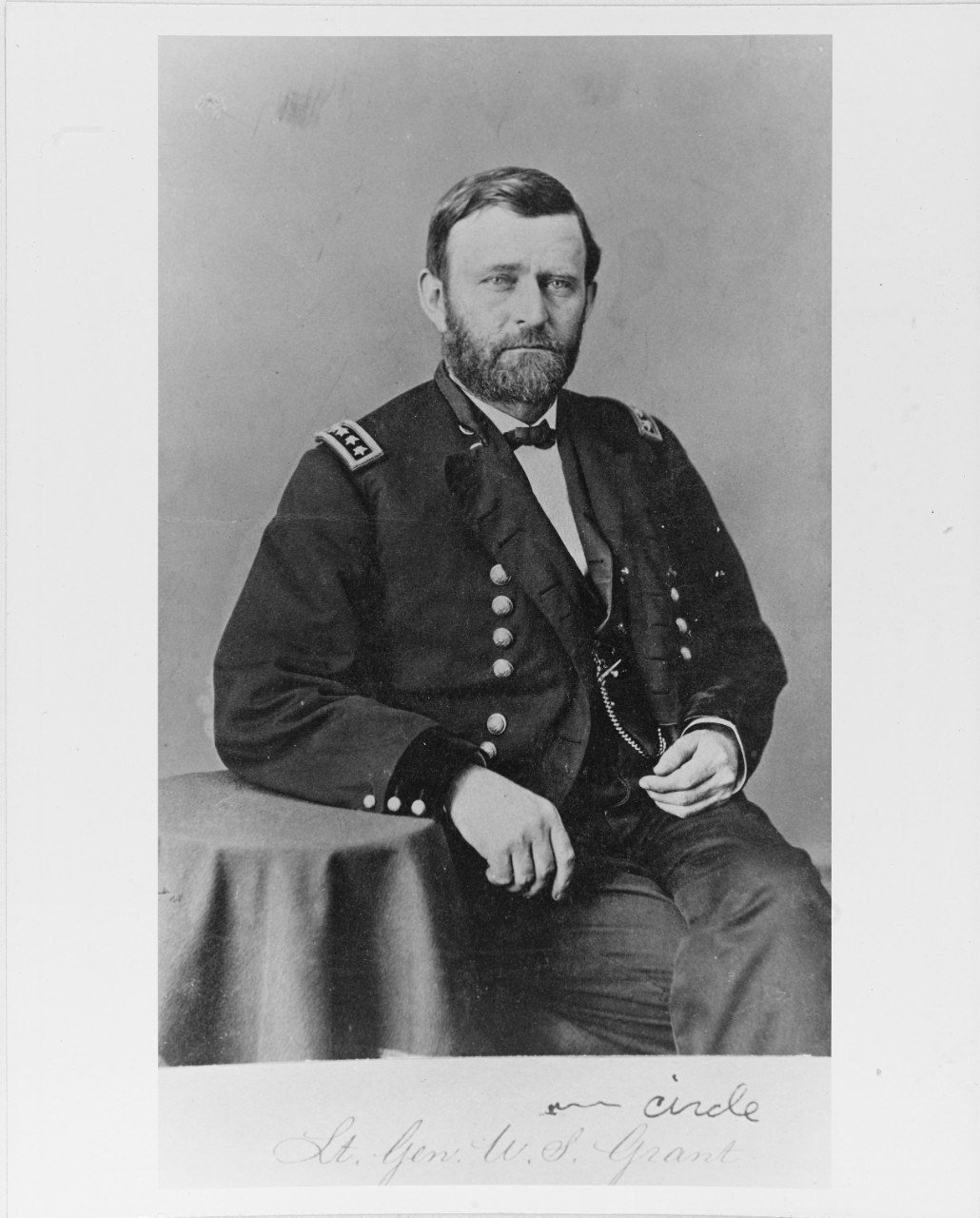 Lieutenant General, Ulysses Simpson Grant, U.S. Army (1822-1885).