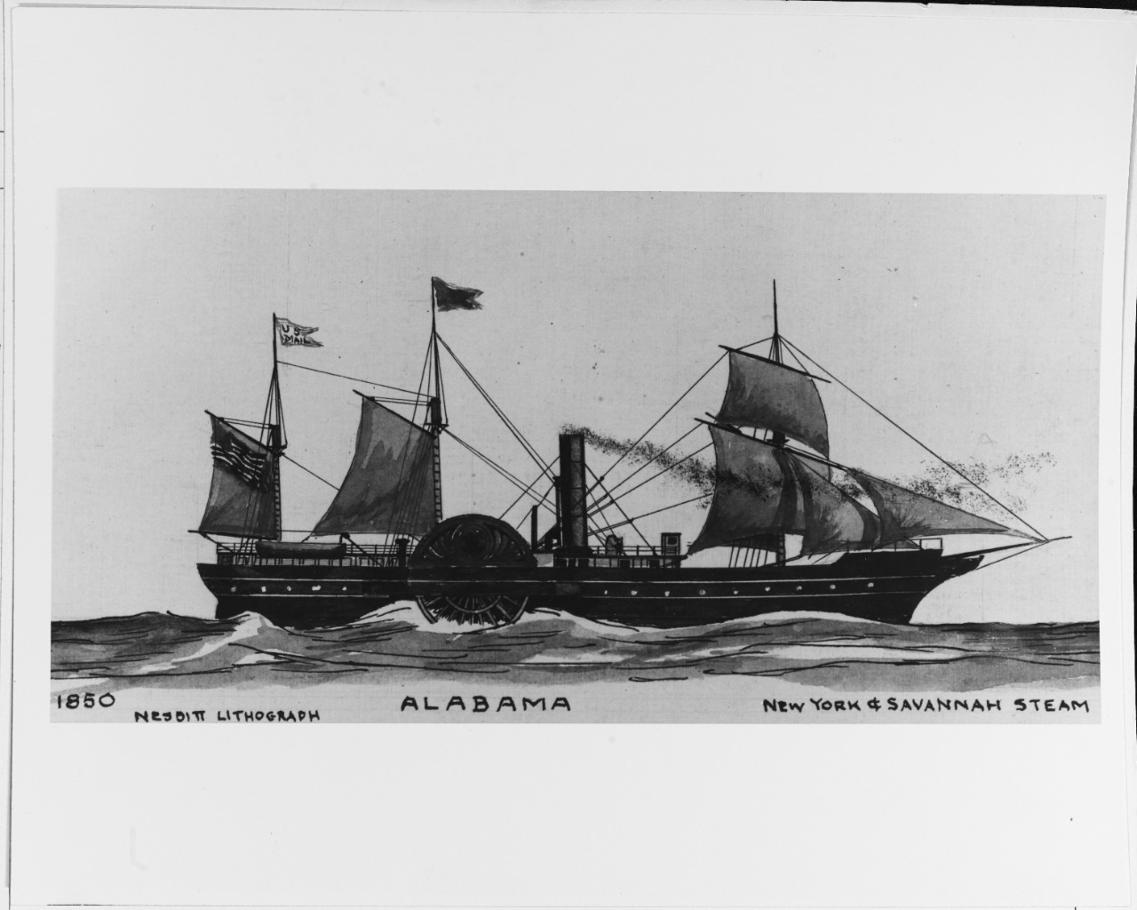 Photo #: NH 63861  Steamship Alabama