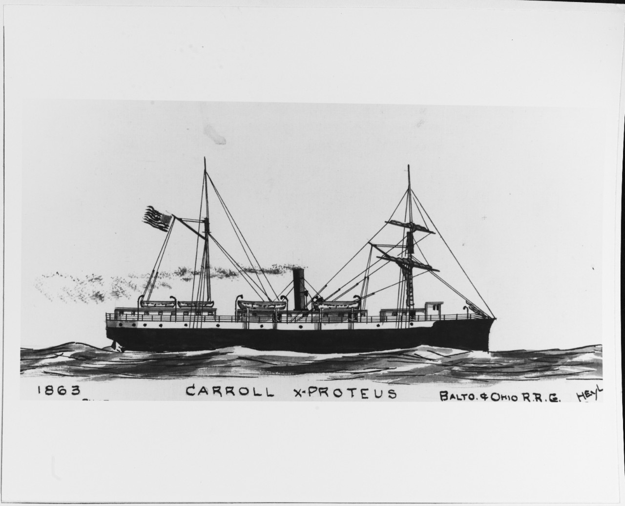 Photo #: NH 63869  Steamship Carroll