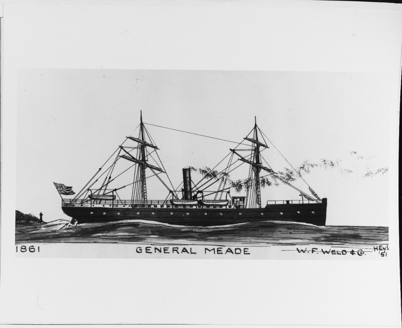 GENERAL MEADE (naval and merchant steamer, 1861-1882)