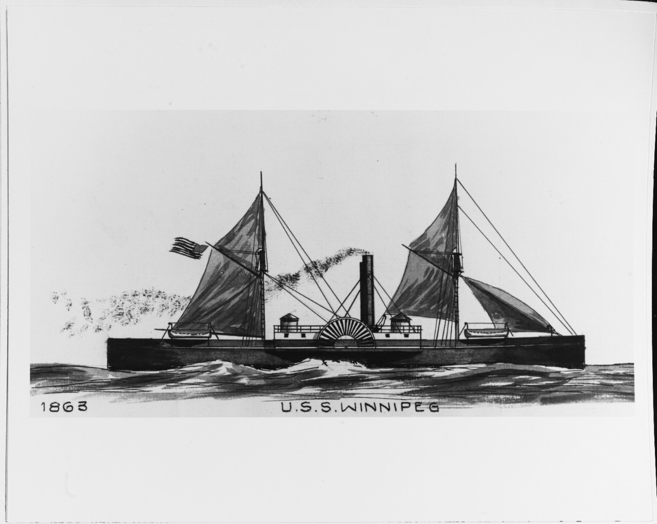 Photo #: NH 63895  USS Winnipec (1865-1869)
