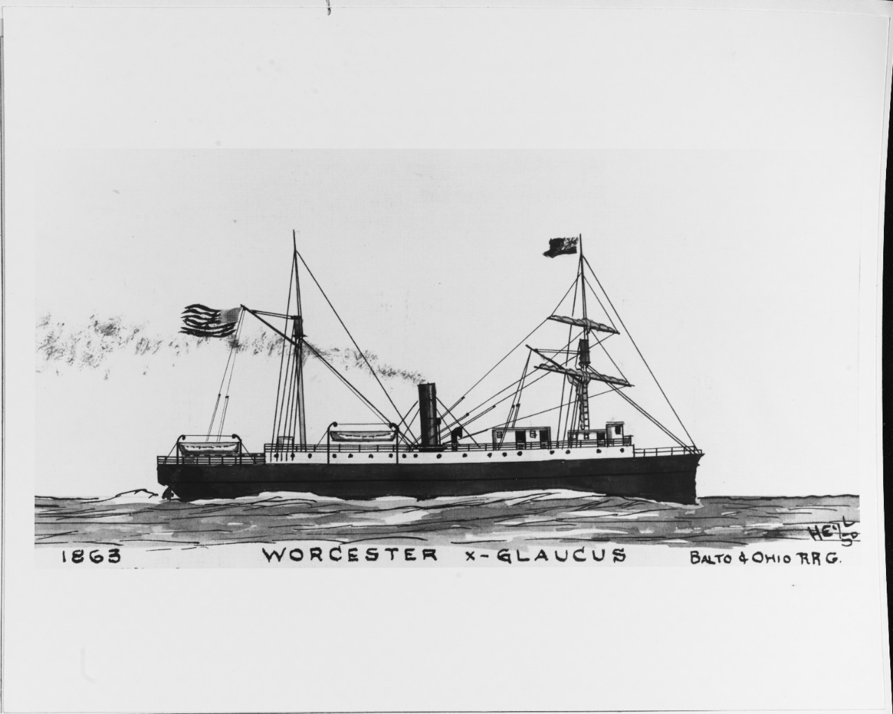 WORCESTER (naval and merchant steamer, 1863-1894)