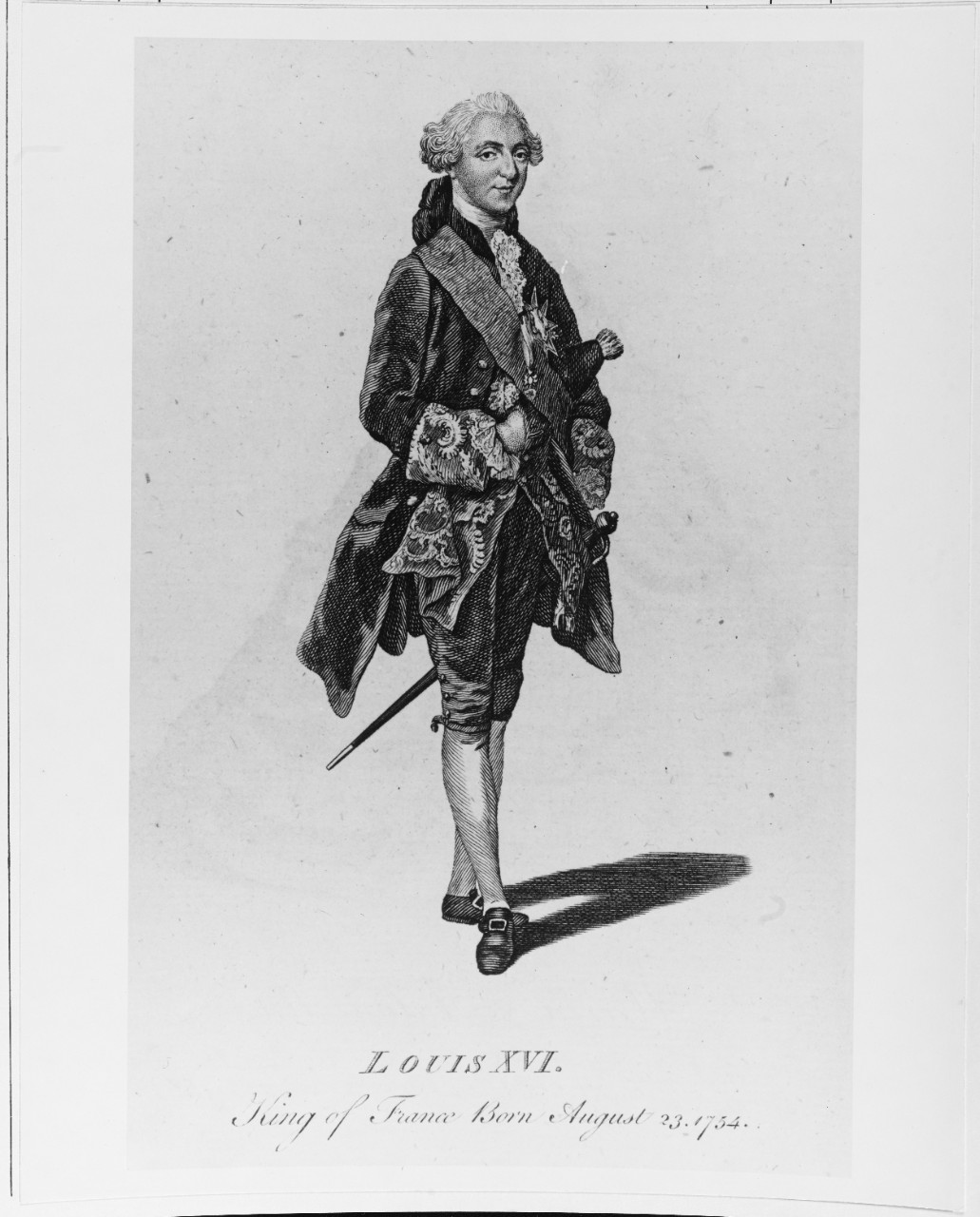 Louis XVI (1754-1793), King of France, 1774-1792