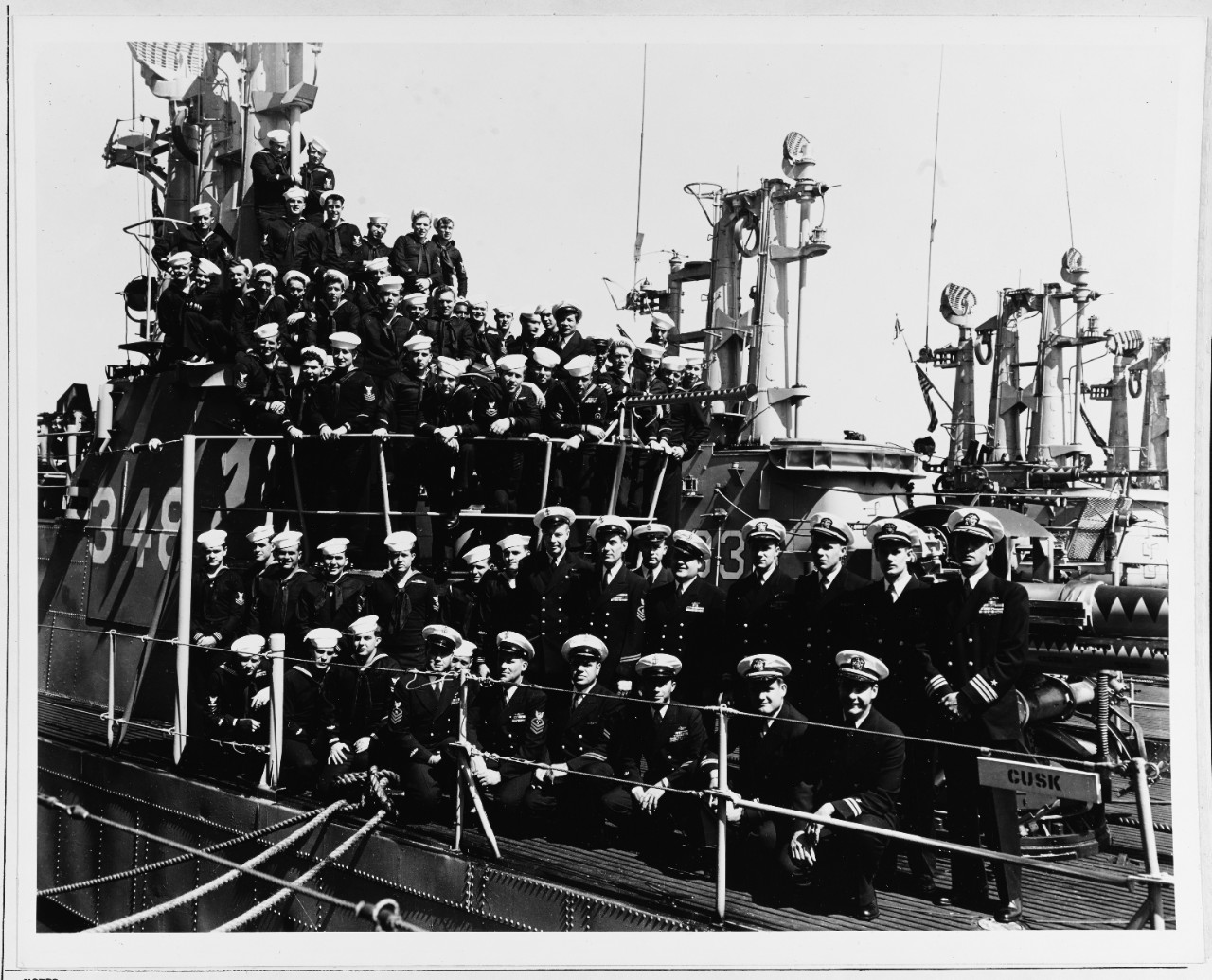 Crew of USS CUSK (SS-348)
