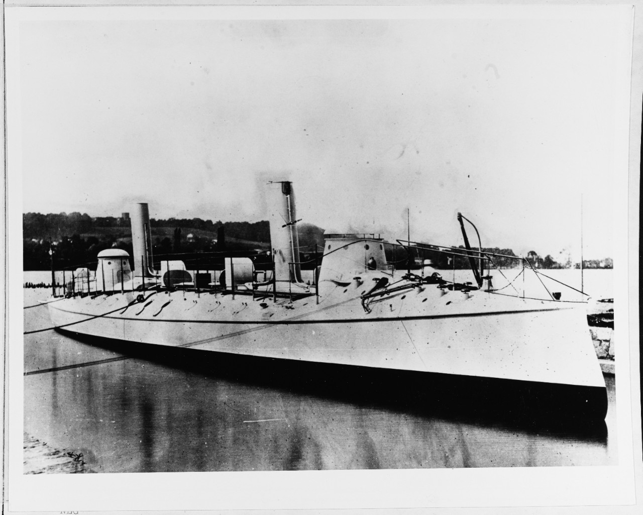USS CUSHING (TB-1), taken before 1898.