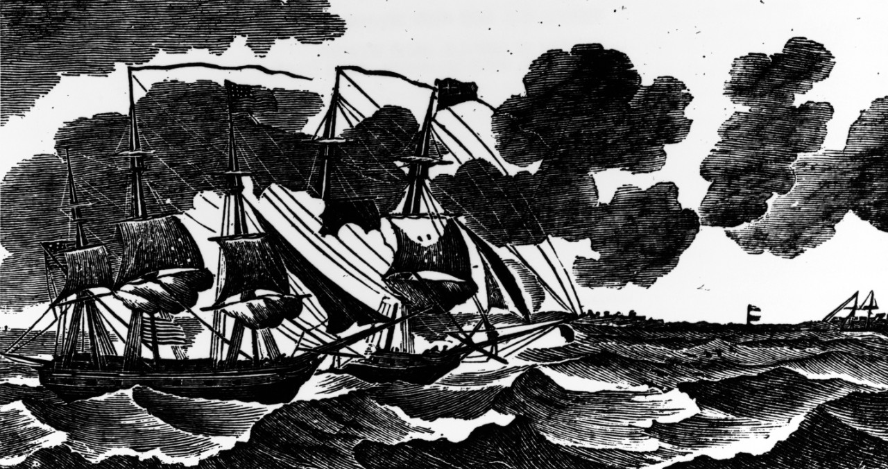 USS HORNET vs. HMS PEACOCK, 24 February 1813