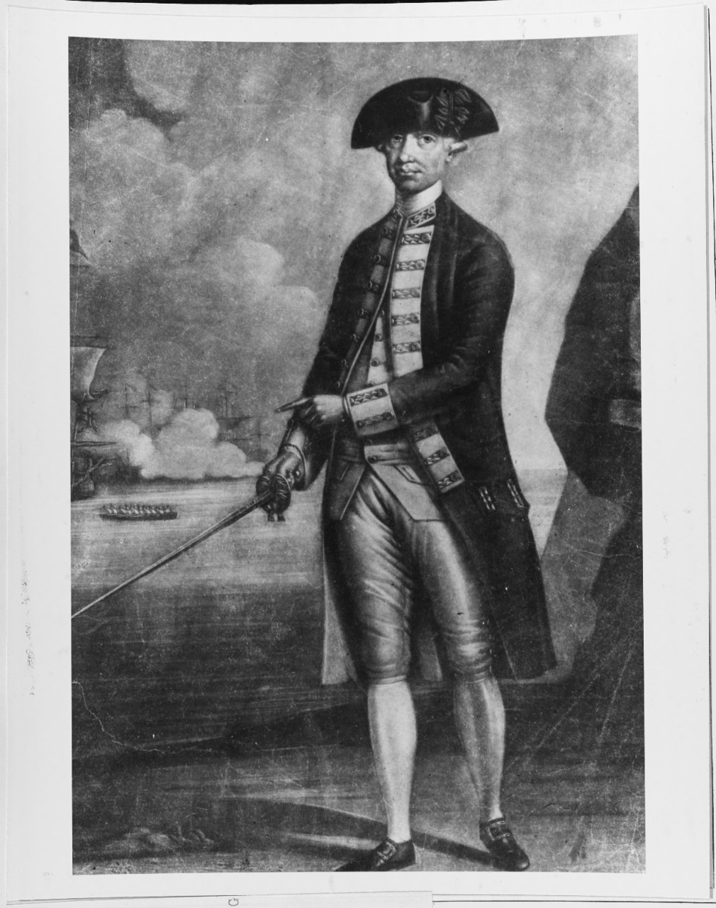 British naval officer--tentatively identified as Richard Howe, Earl Howe (1726-1799)