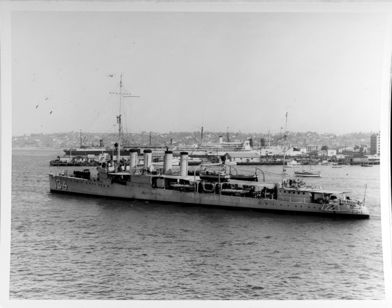 USS CROWNINSHIELD (DD-134), March 27, 1933. 