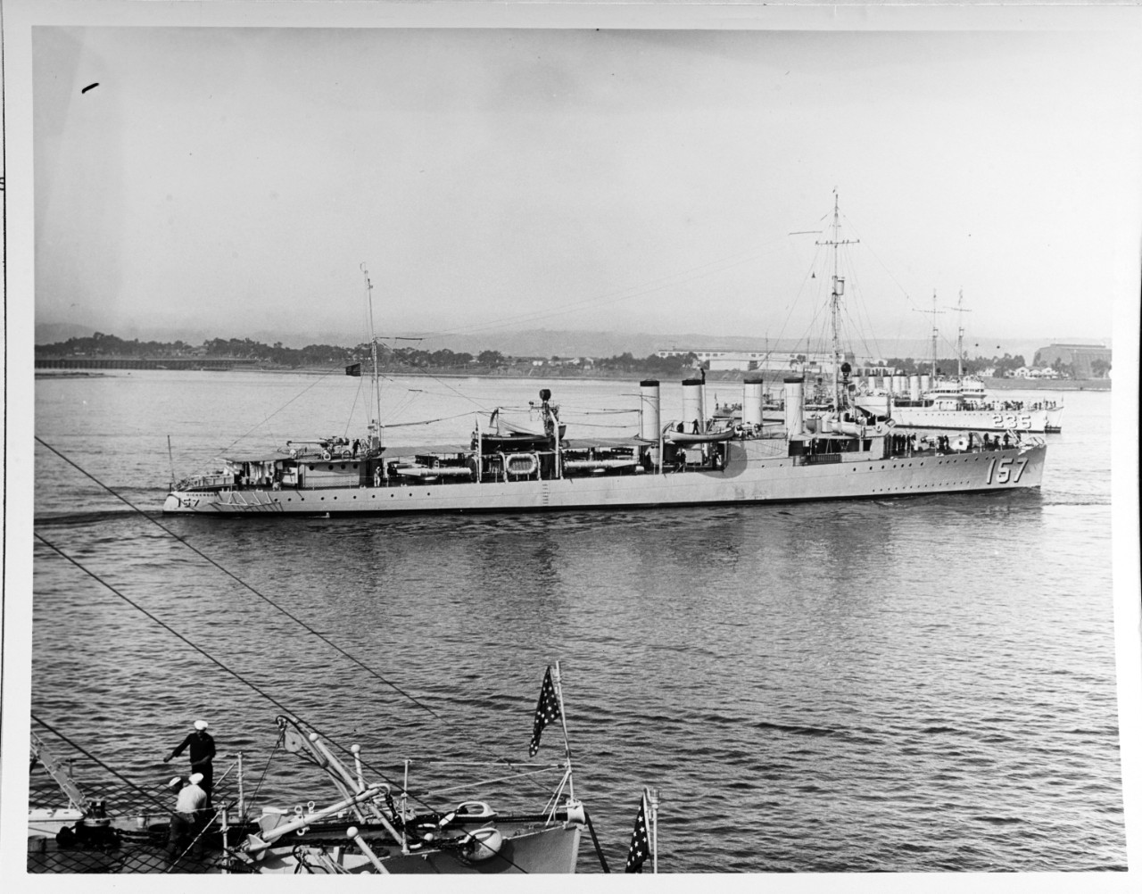 USS DICKERSON (DD-157), circa 1930s. 