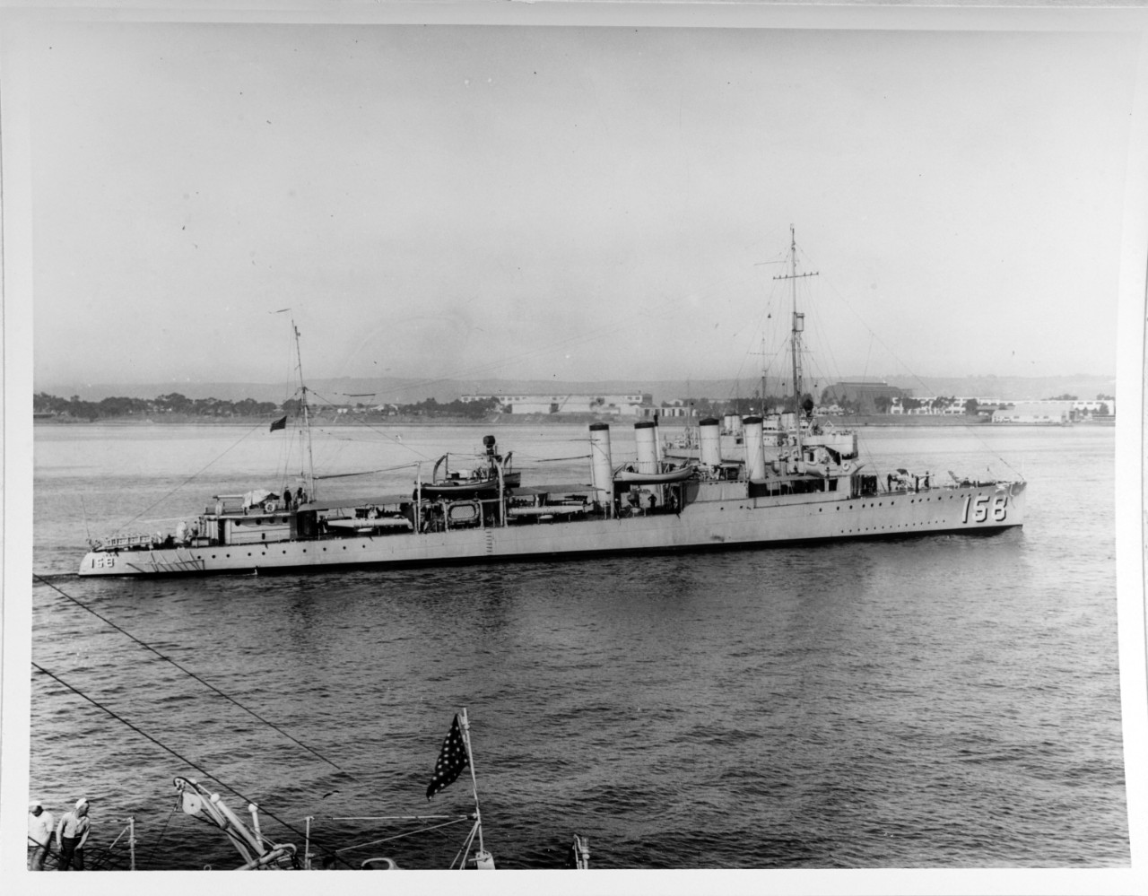 USS LEARY (DD-158), circa 1930s. 