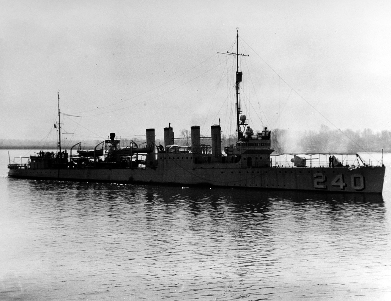 USS STURTEVANT (DD-240), 1930s.