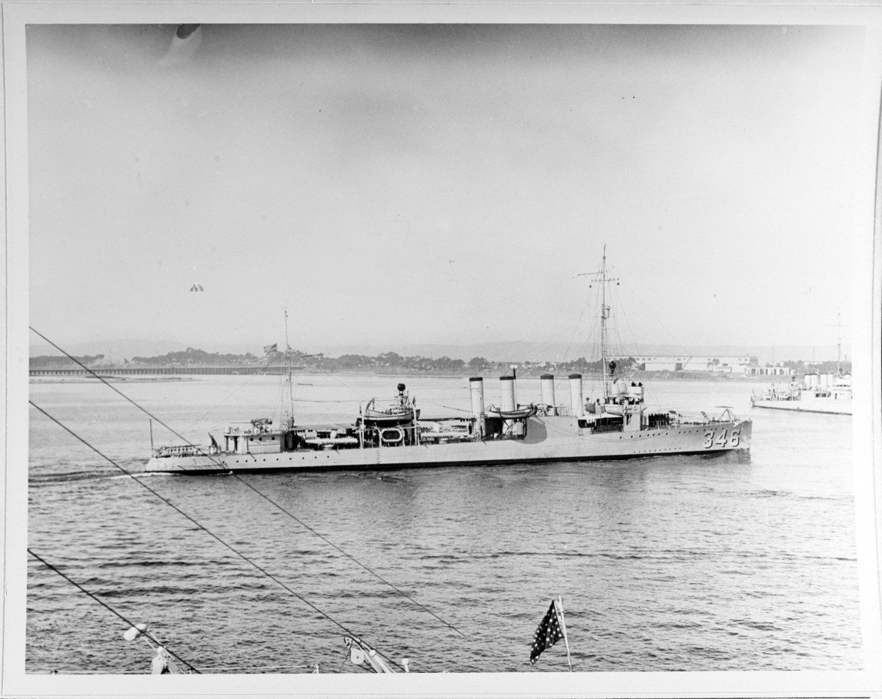 USS SICARD (DD-346), 1930s. 