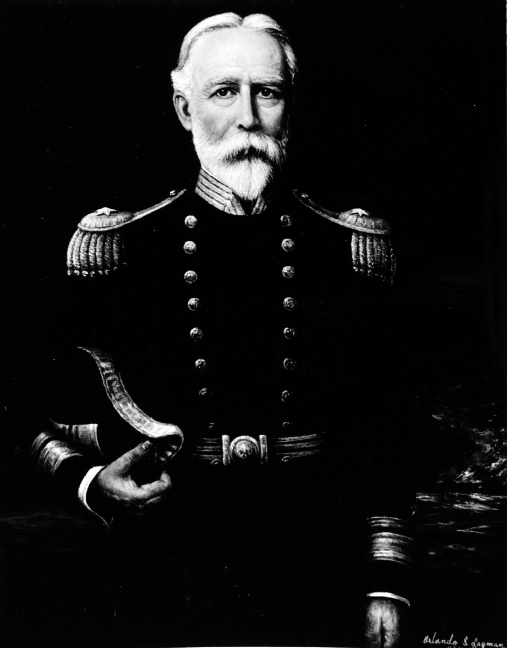 Painting of Admiral William T. Sampson