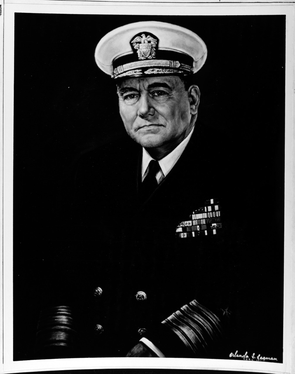 Painting of Vice Admiral John F. Shafroth, Jr.