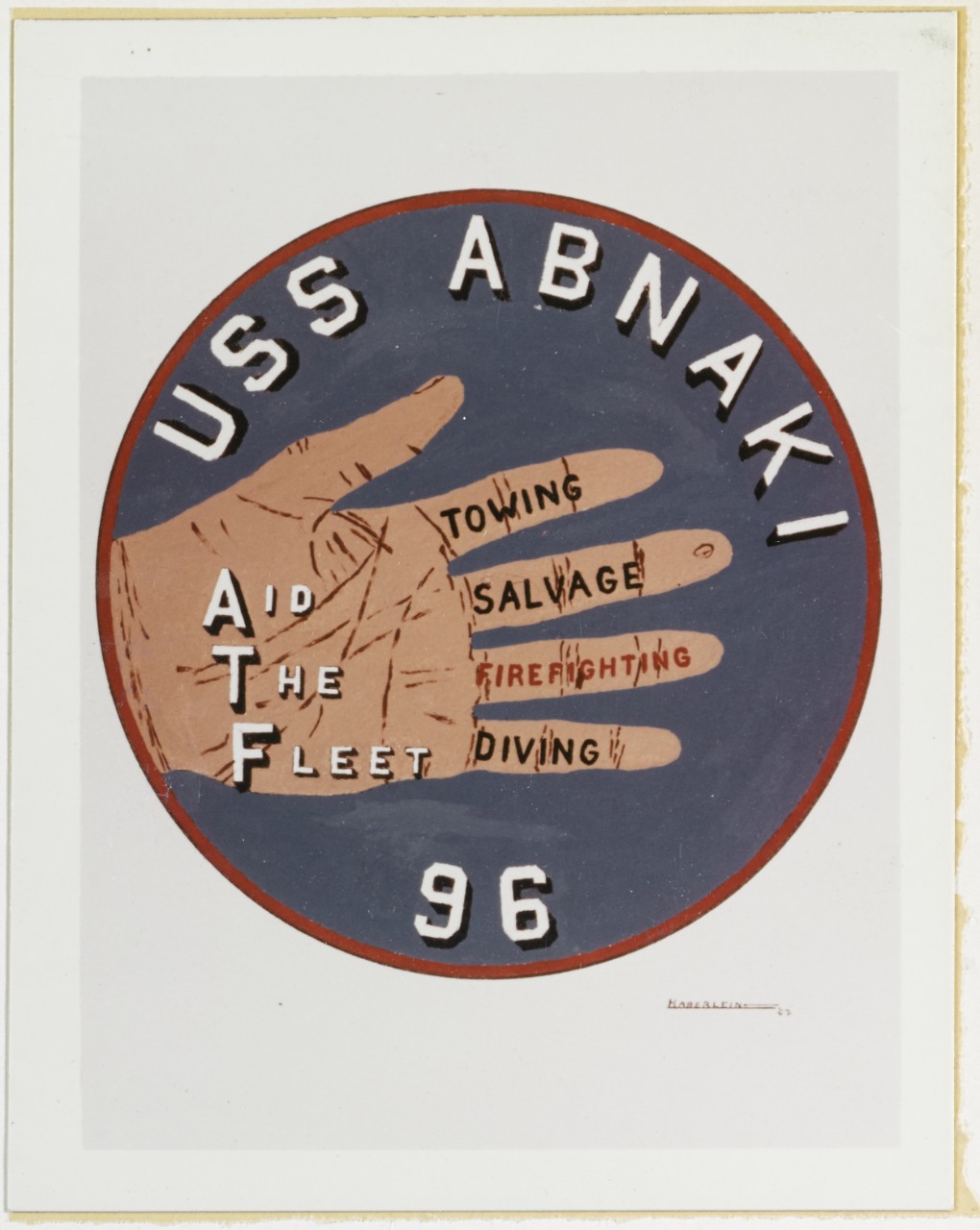 Insignia:  USS ABNAKI (ATF-96)