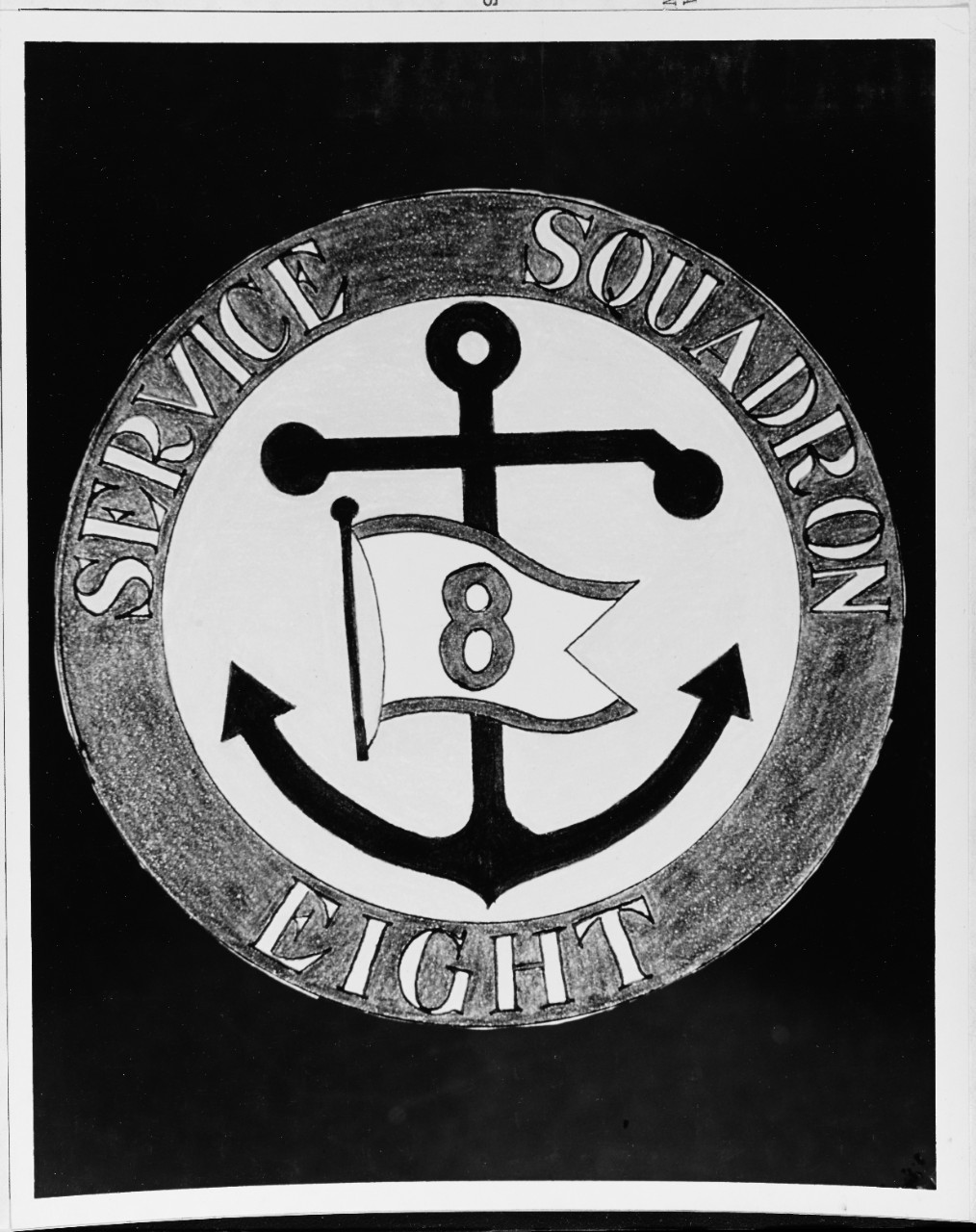 Insignia:  Service Squadron Eight