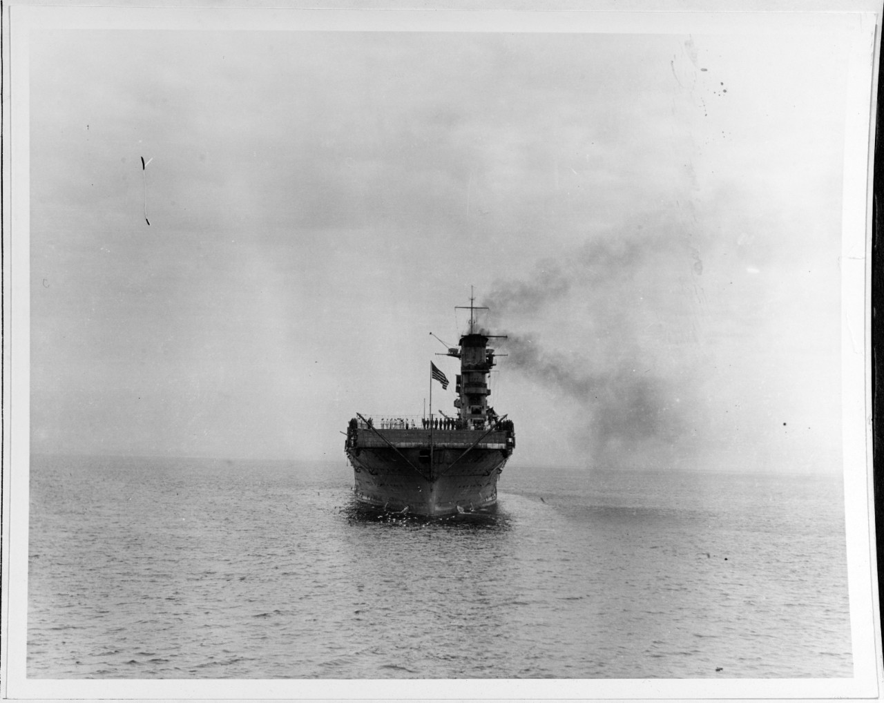 USS LEXINGTON (CV-2) off Panama City on March 25, 1928.  