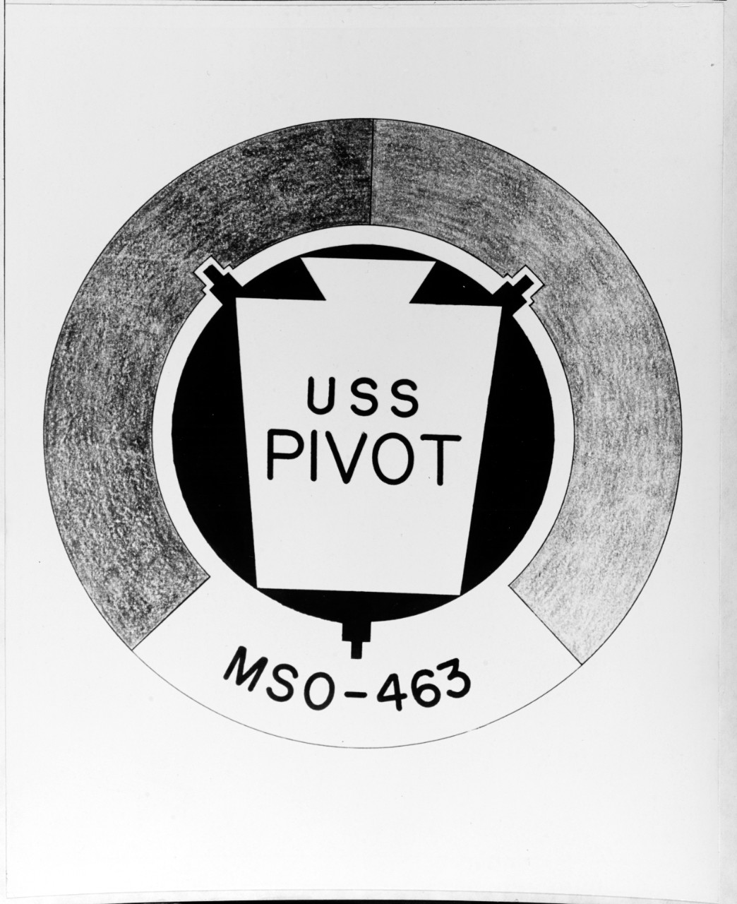 Insignia: USS PIVOT (MSO-463)