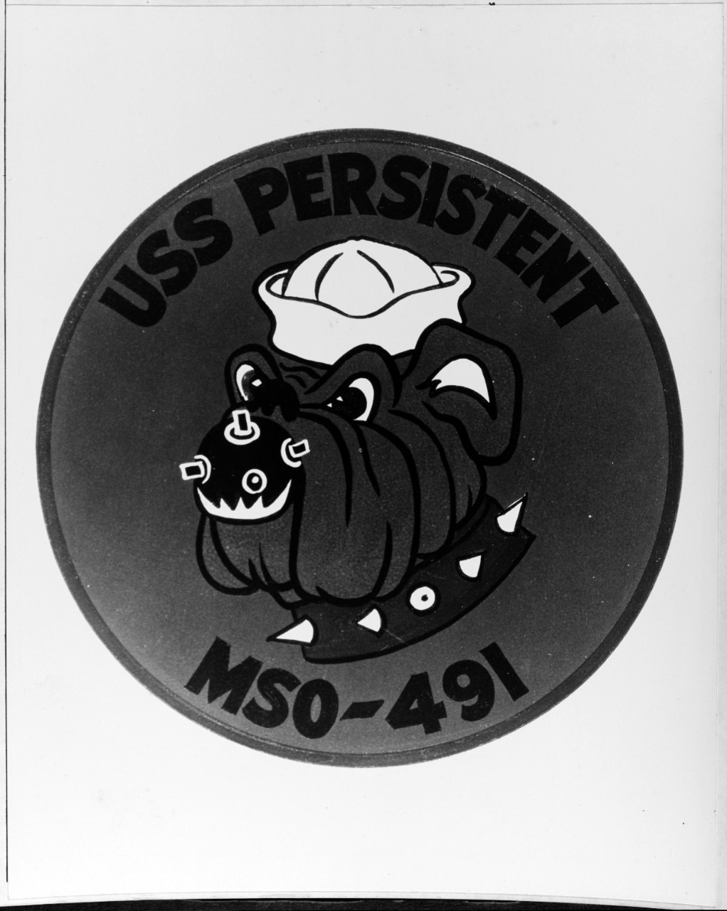 Insignia: USS PERSISTENT (MSO-491)