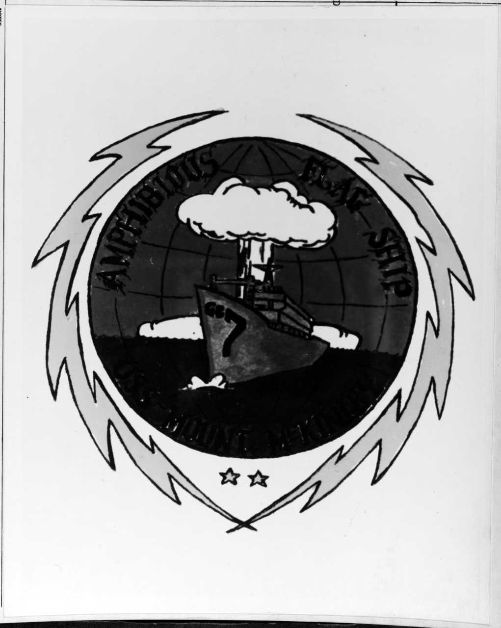 Insignia: USS MOUNT MCKINLEY (AGC-7)