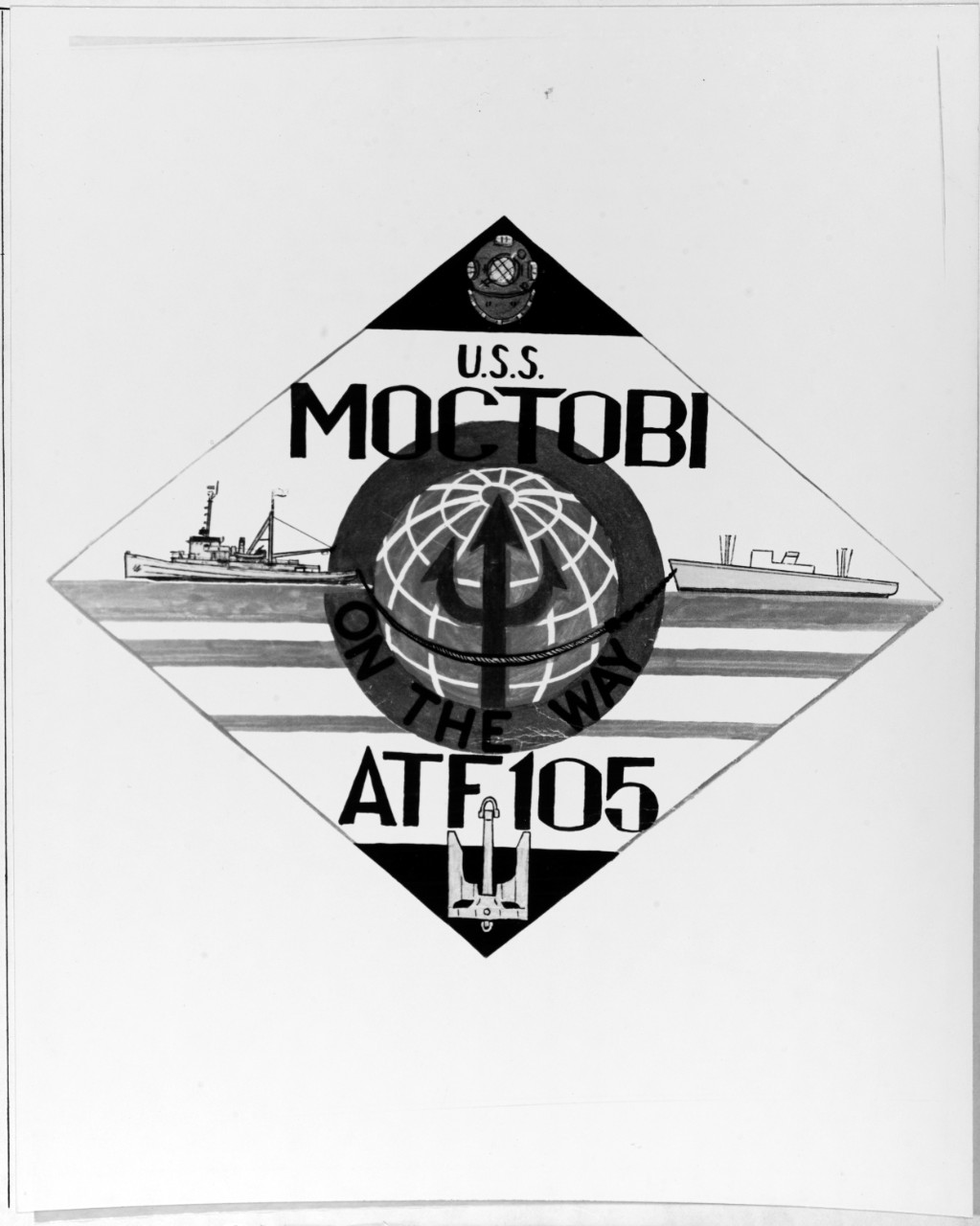 Insignia: USS MOCTOBI (ATF-105)