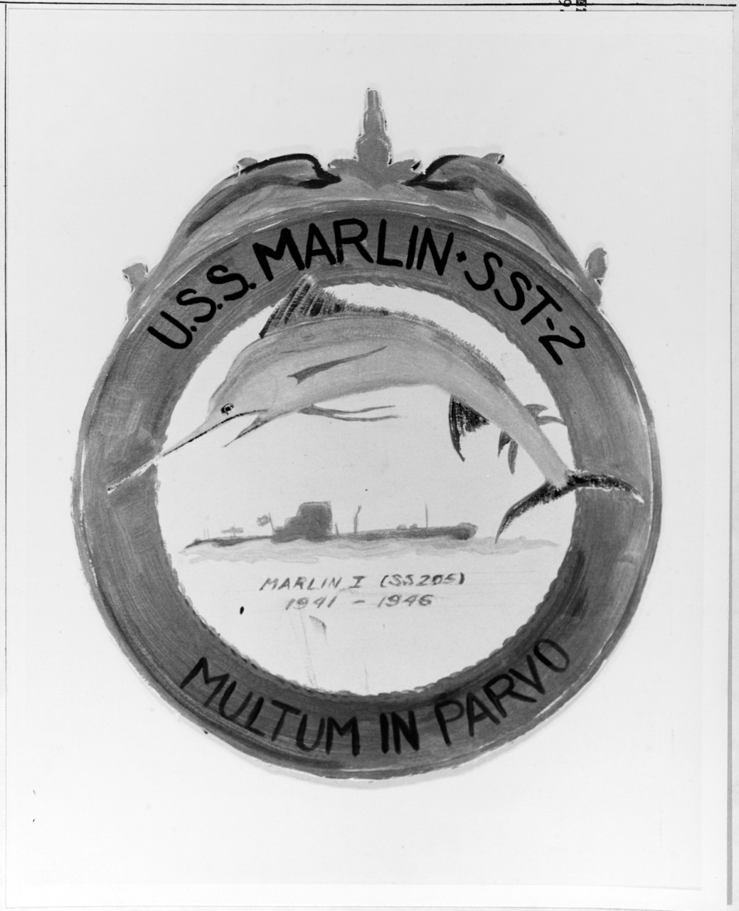 Insignia: USS MARLIN (SST-2)