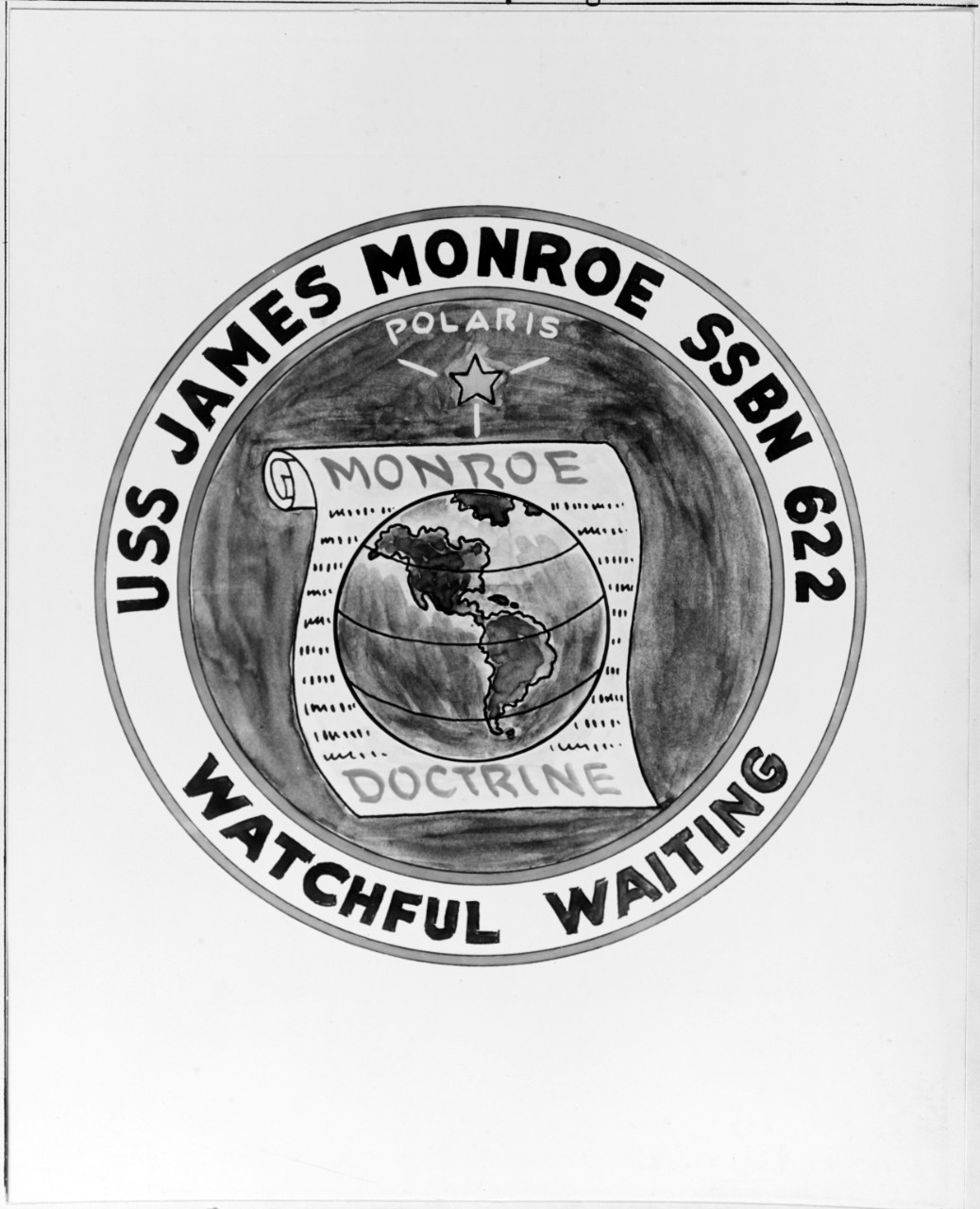 Insignia: USS JAMES MONROE (SSBN-622)