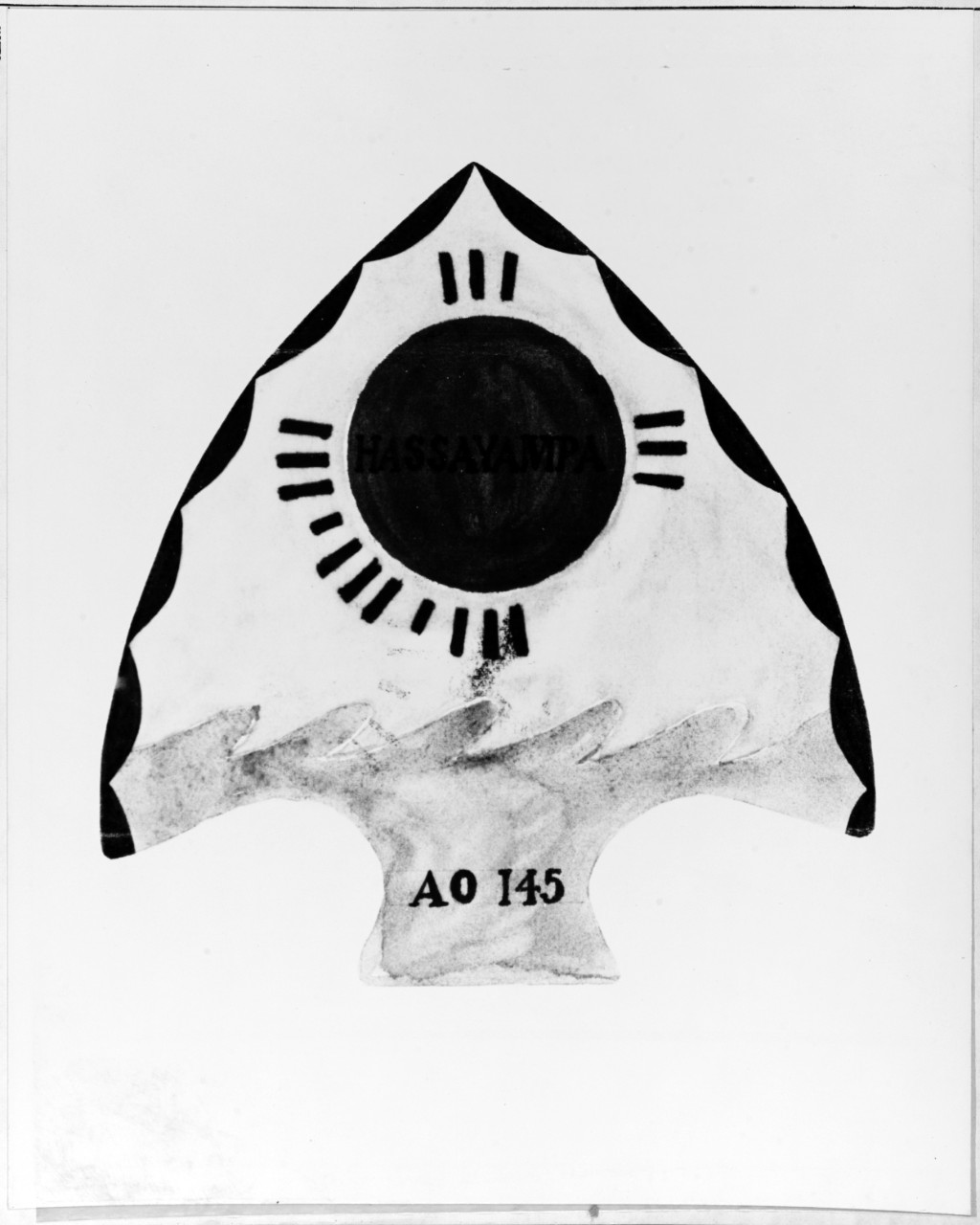 Insignia: USS HASSAYAMPA (AO-145)