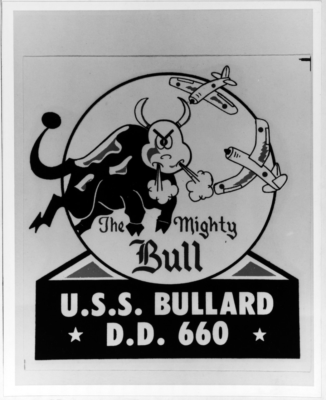 Insignia: USS BULLARD (DD-660)