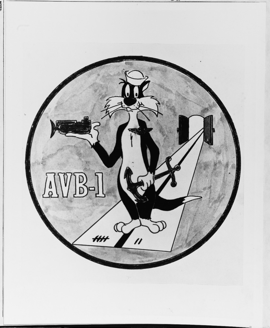 Insignia: USS ALAMEDA COUNTY (AVB-1)