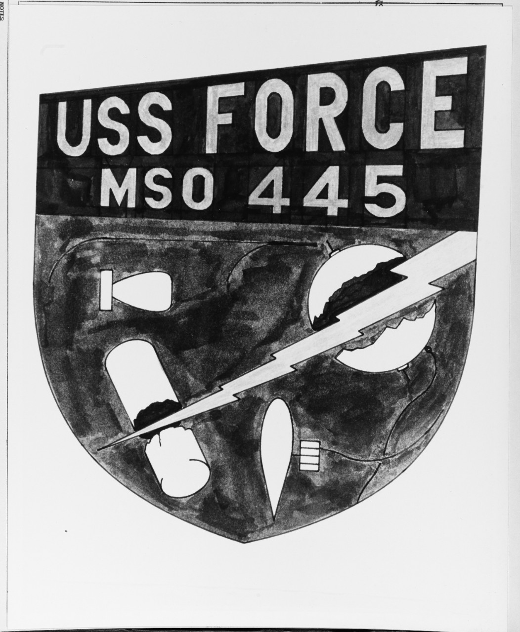 Insignia: USS FORCE (MSO-445)