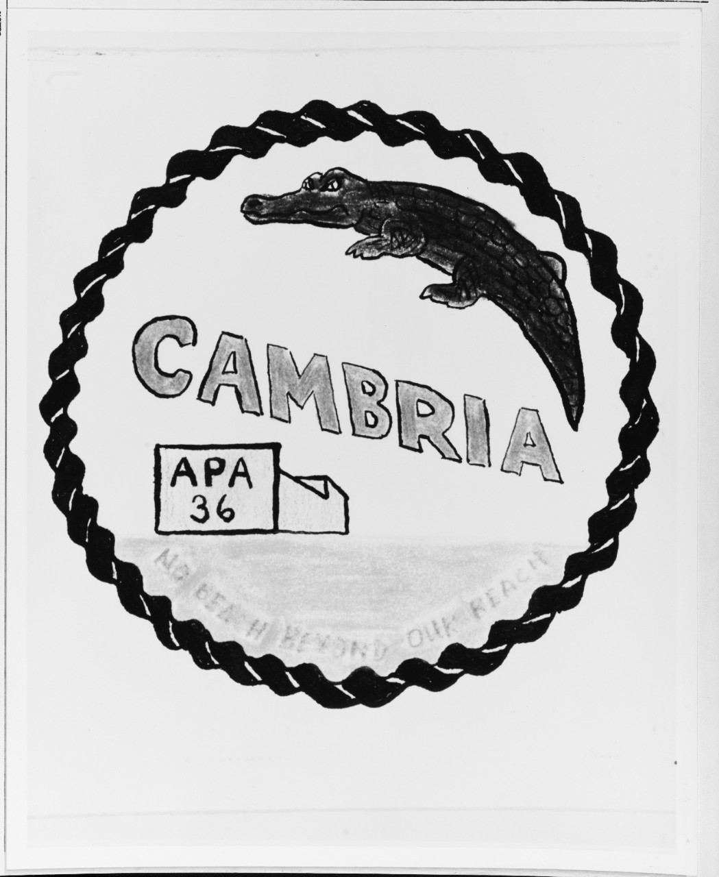 Insignia: USS CAMBRIA (APA-36)