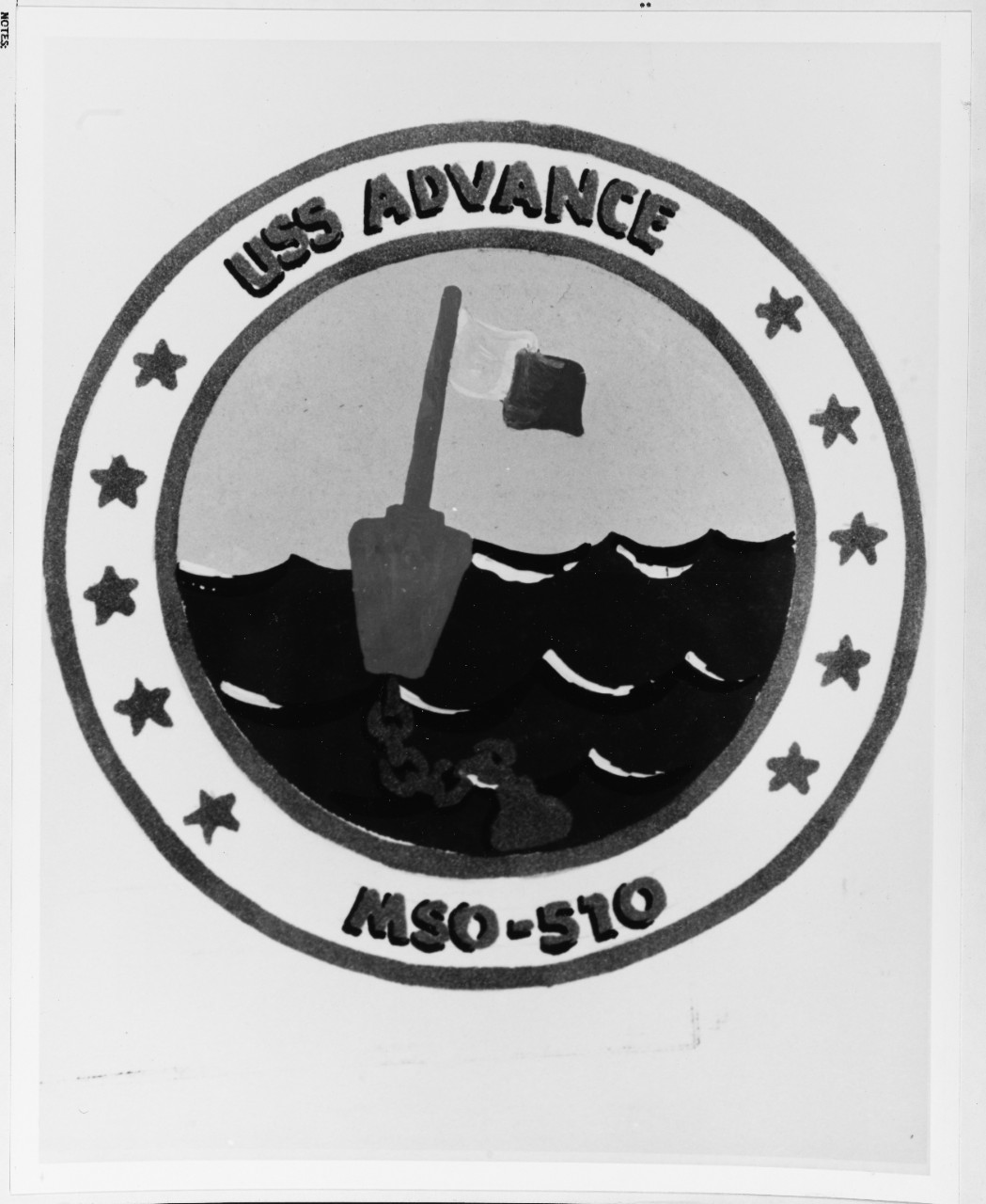 Insignia: USS ADVANCE (MSO-510)