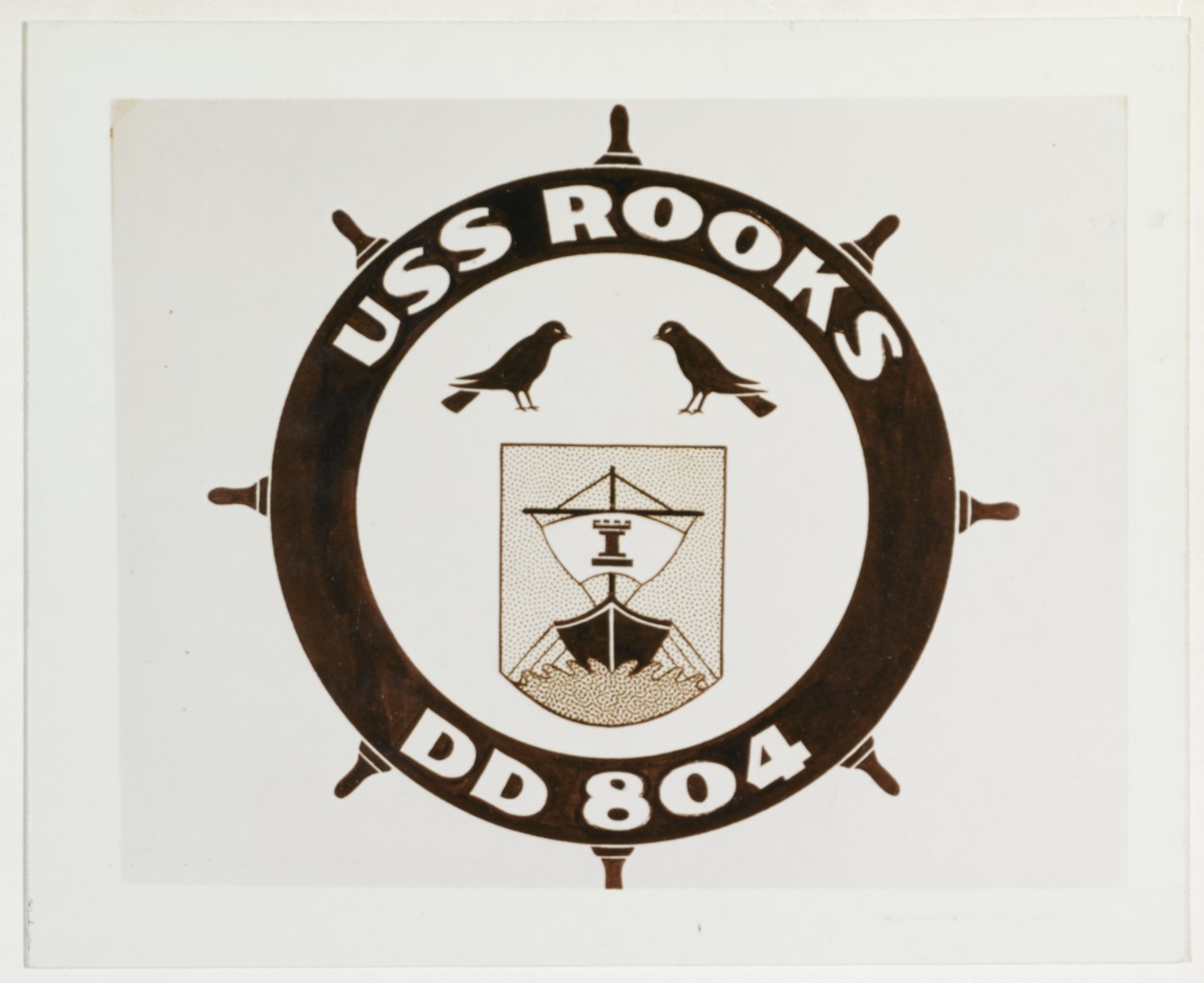 Insignia: USS ROOKS (DD-804)
