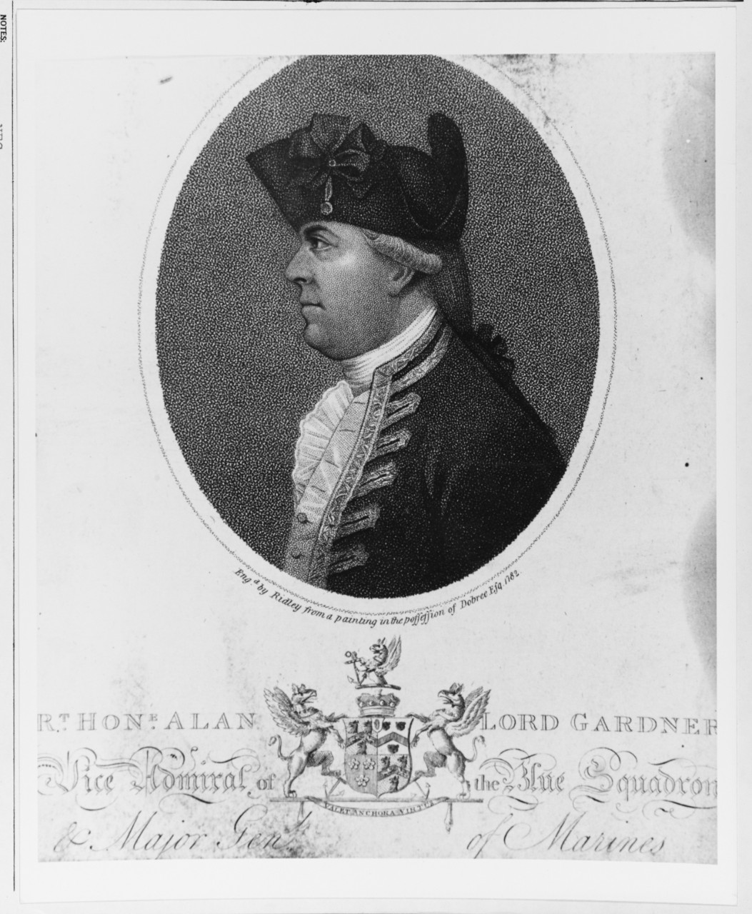 Admiral Alan Gardner, R.N. (1742-1809)