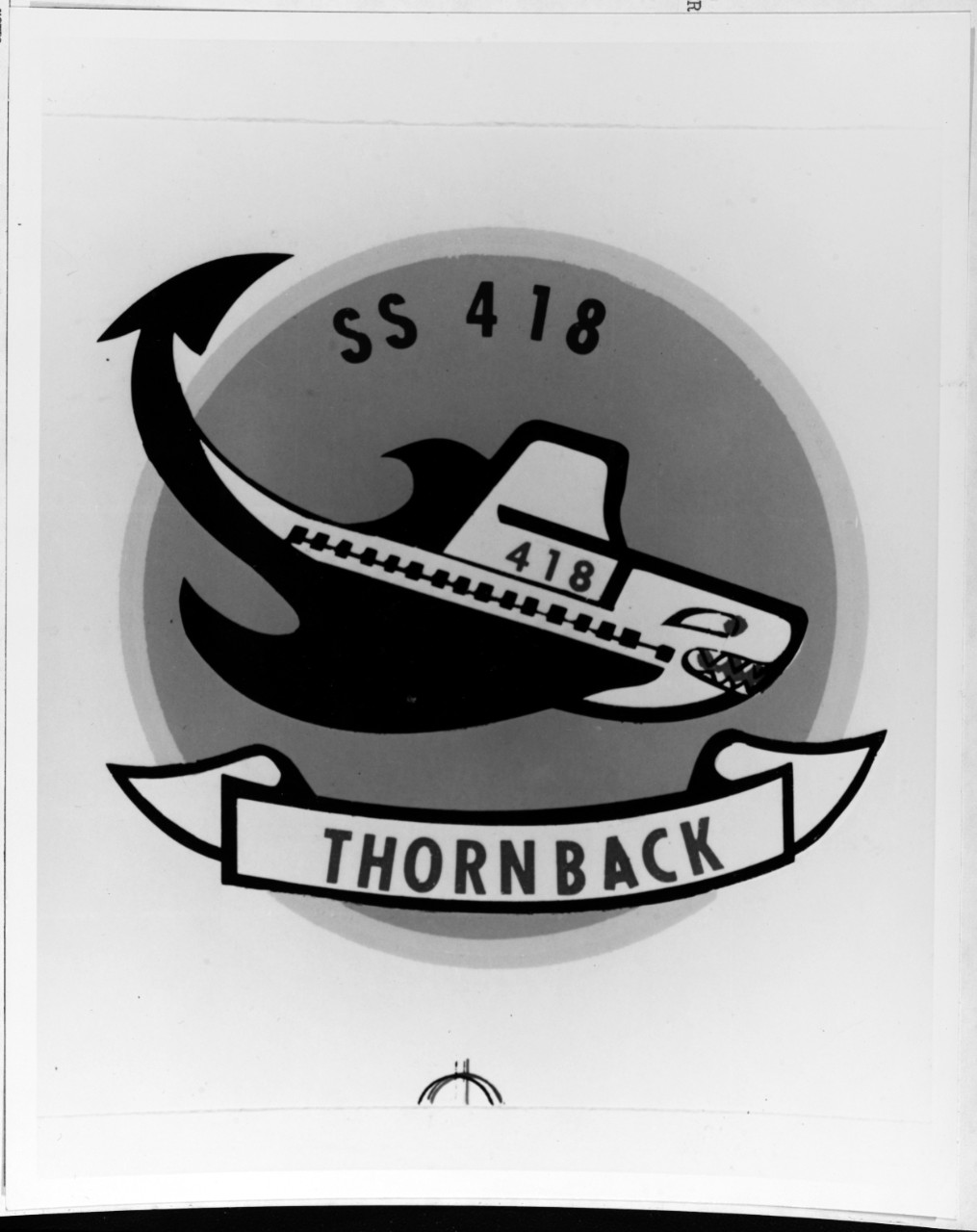 Insignia: USS THORNBACK (SS 418)