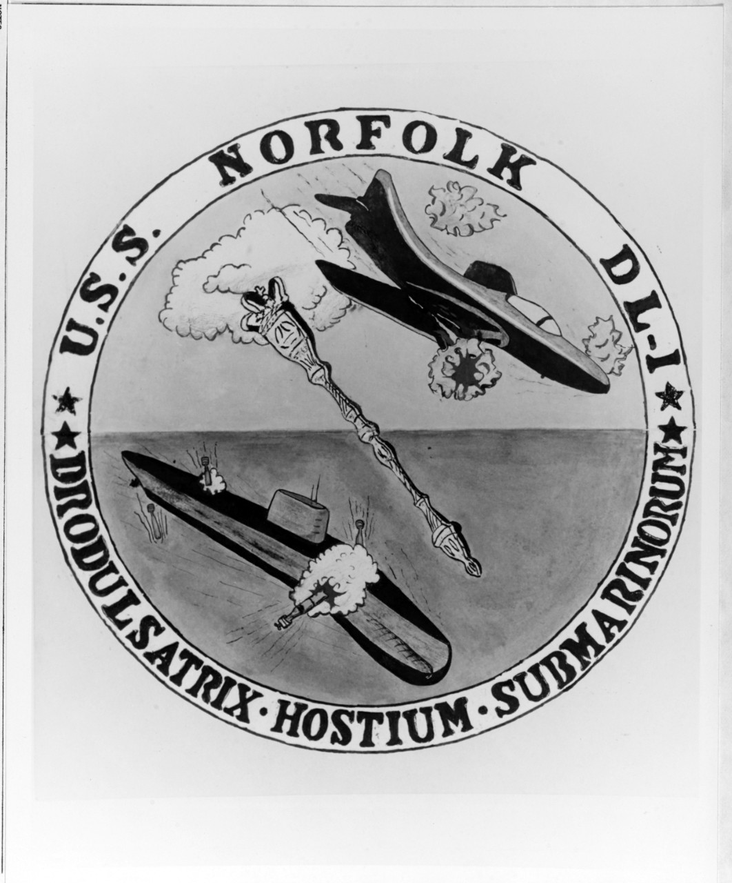 Insignia: USS NORFOLK (DL-1)