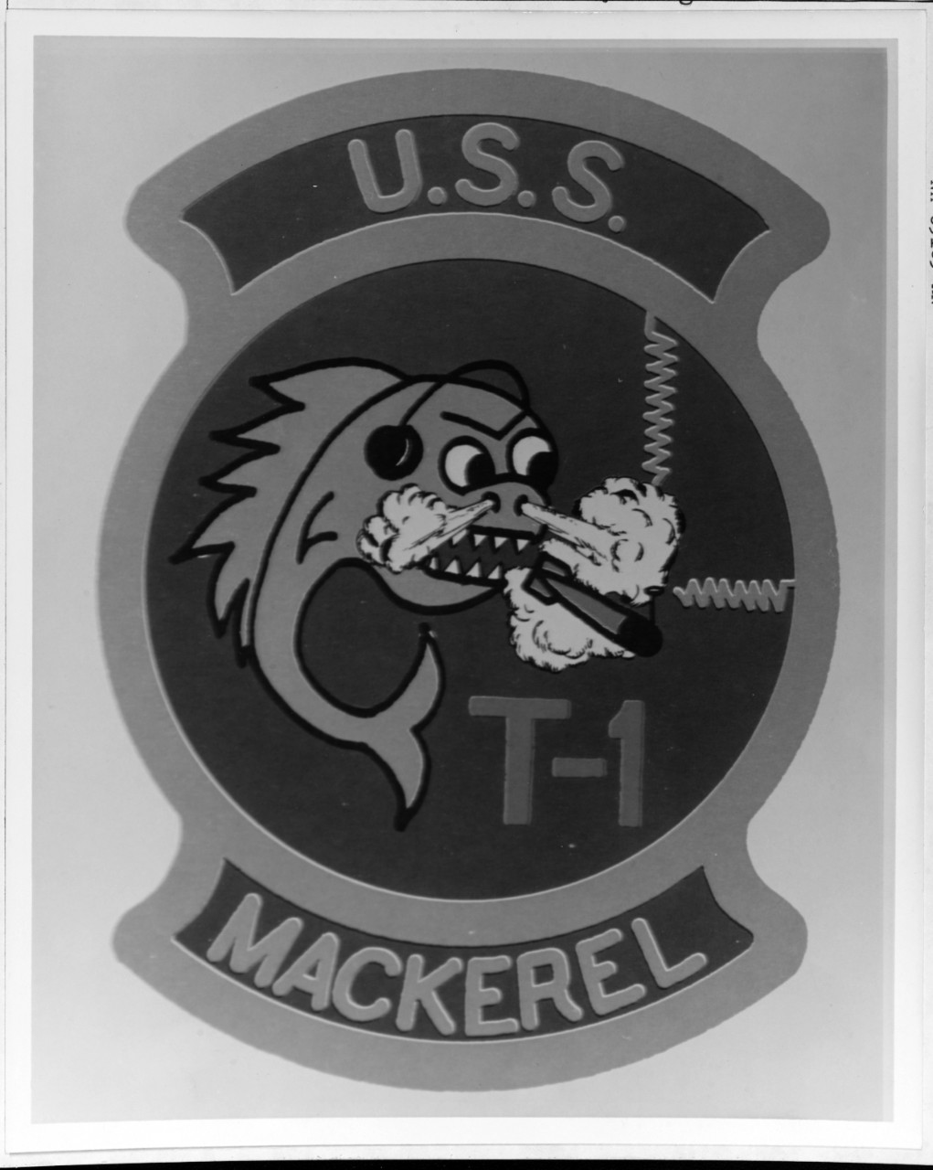 Insignia: USS MACKEREL (SST-1)