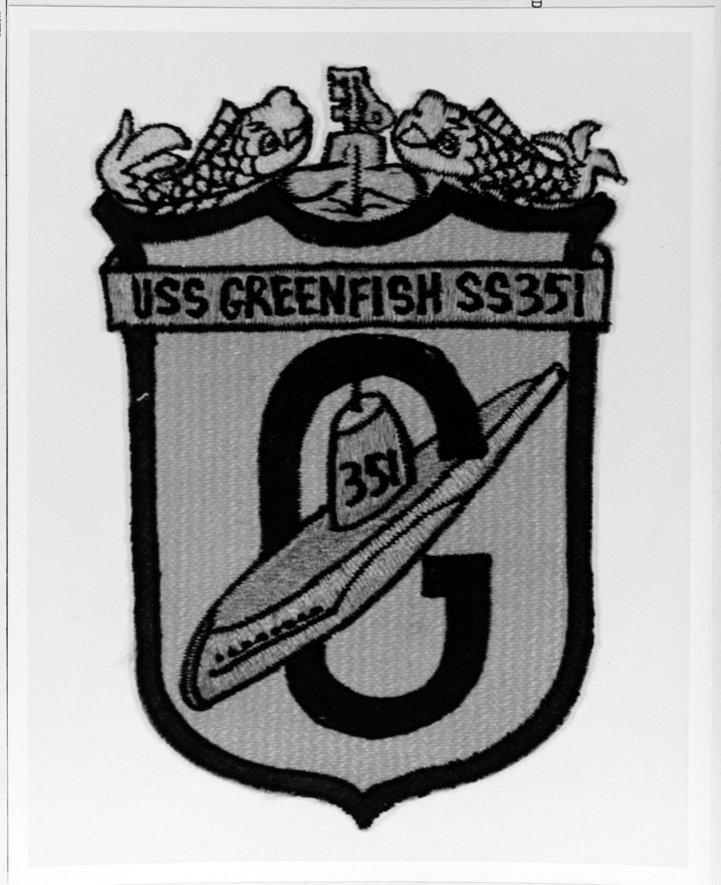 Insignia:  USS GREENFISH (SS-351)