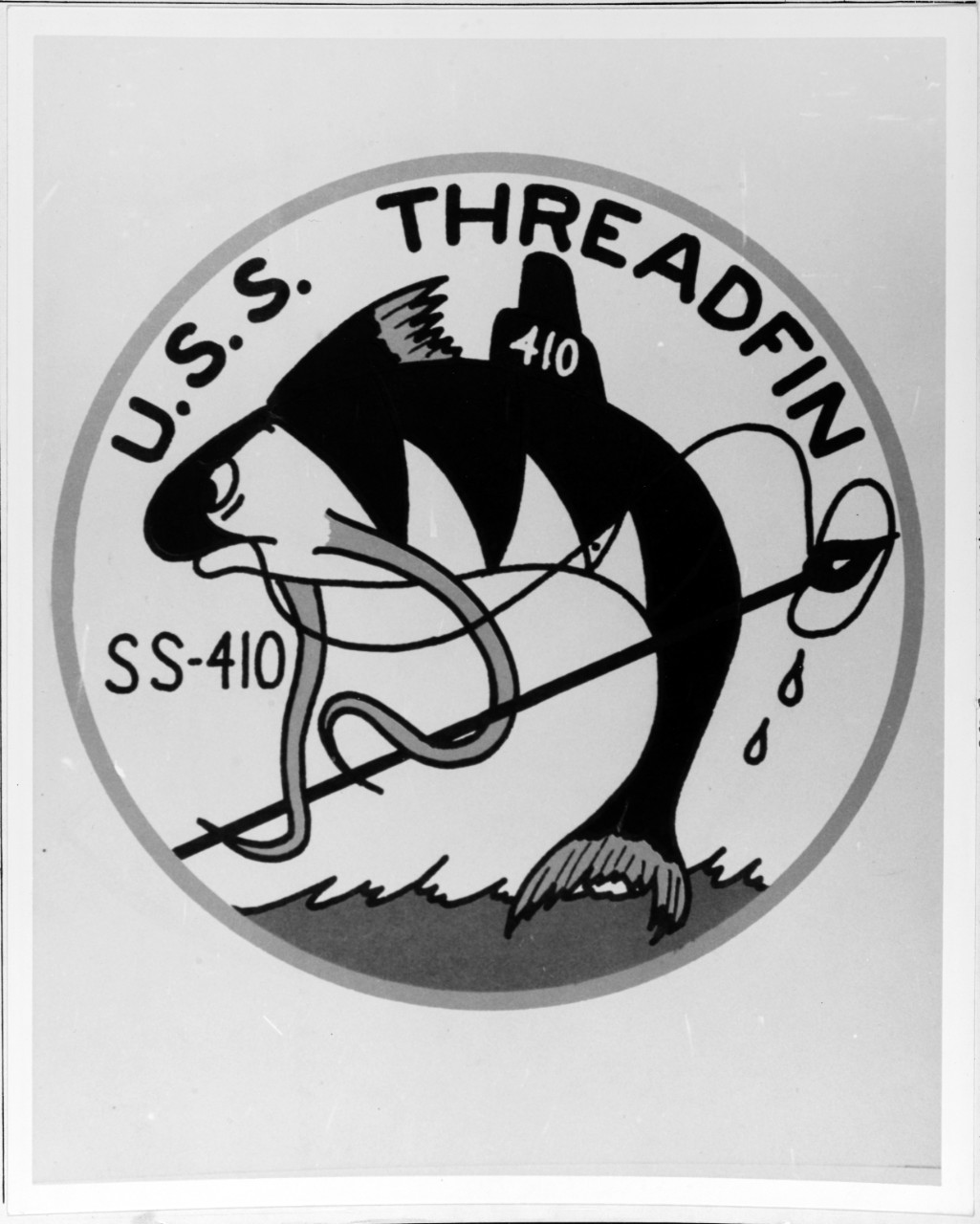 Insignia:  USS THREADFIN (SS-410)