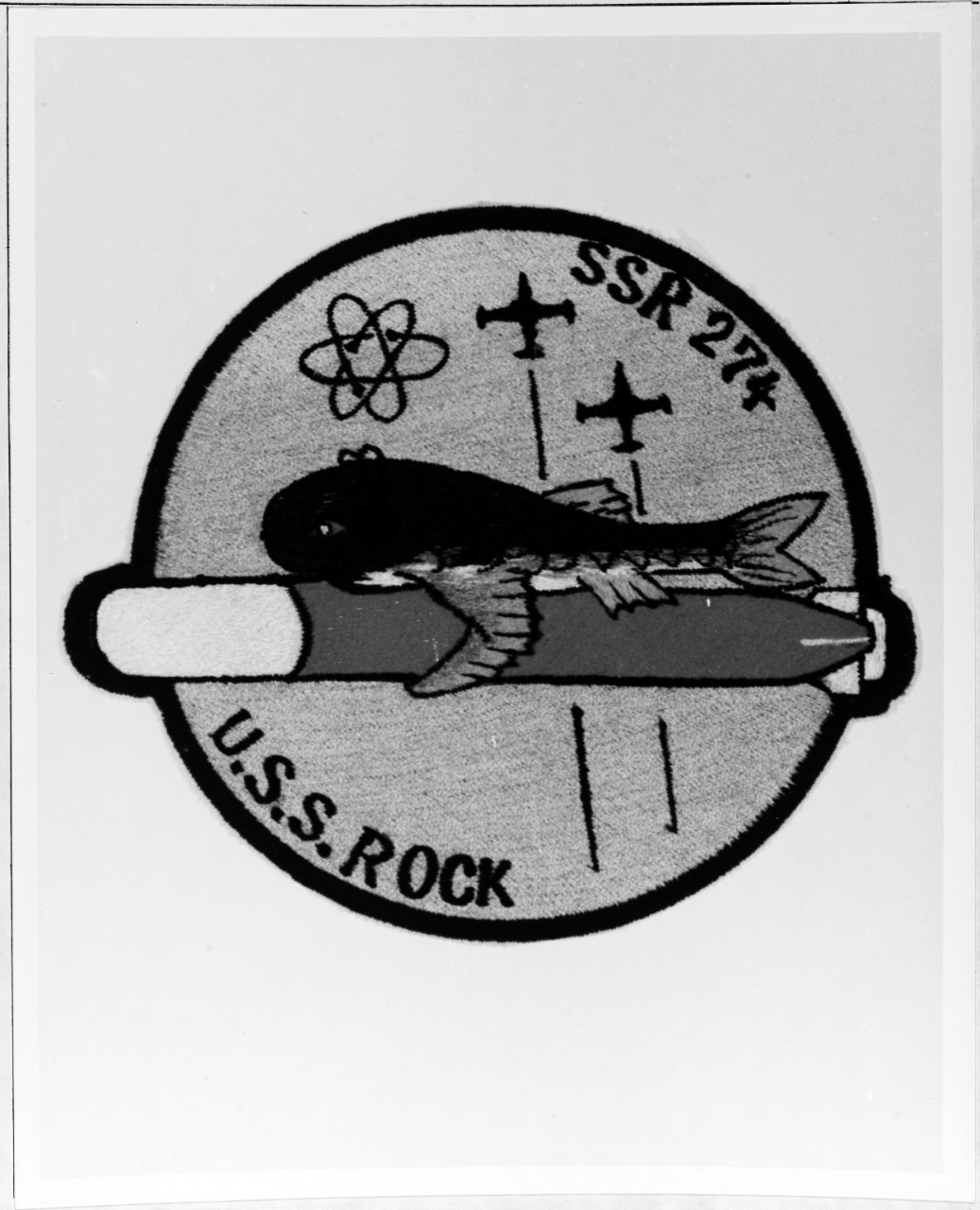 Insignia:  USS ROCK (SSR-274)