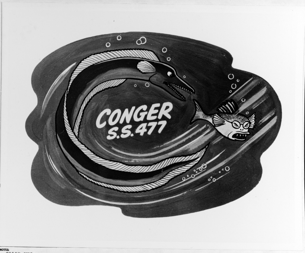 Insignia:  USS CONGER (SS-477)