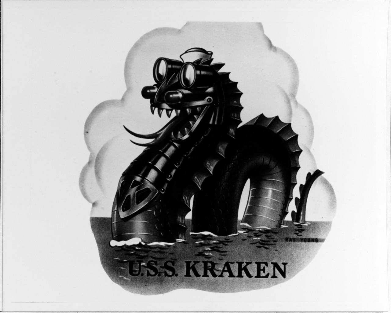 Insignia:  USS KRAKEN (SS-370)