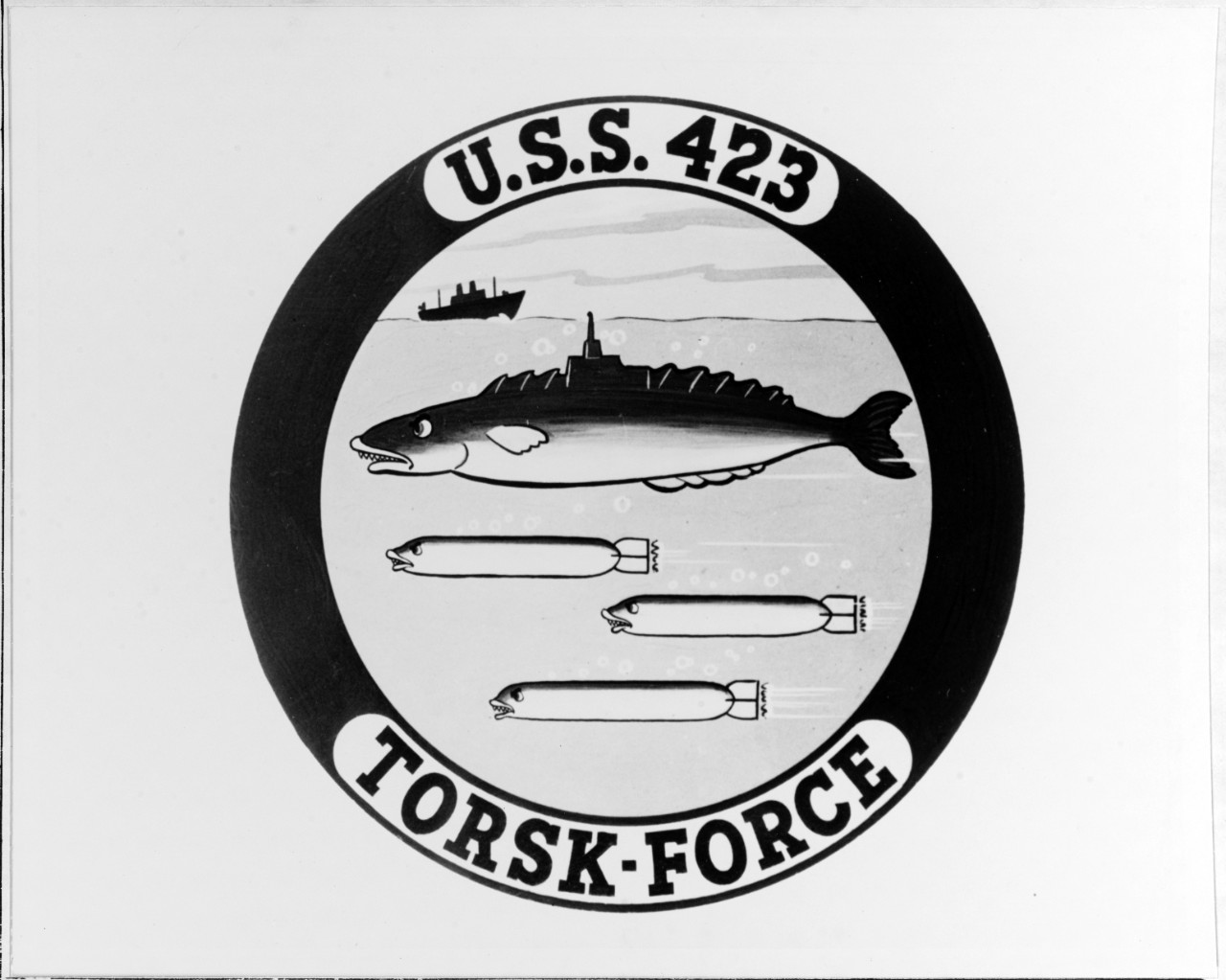 Photo #: NH 65258-KN Insignia: USS Torsk (SS-423)