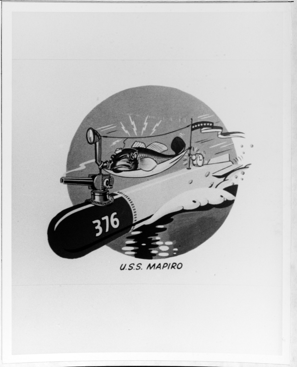 Insignia:  USS MAPIRO (SS-376)