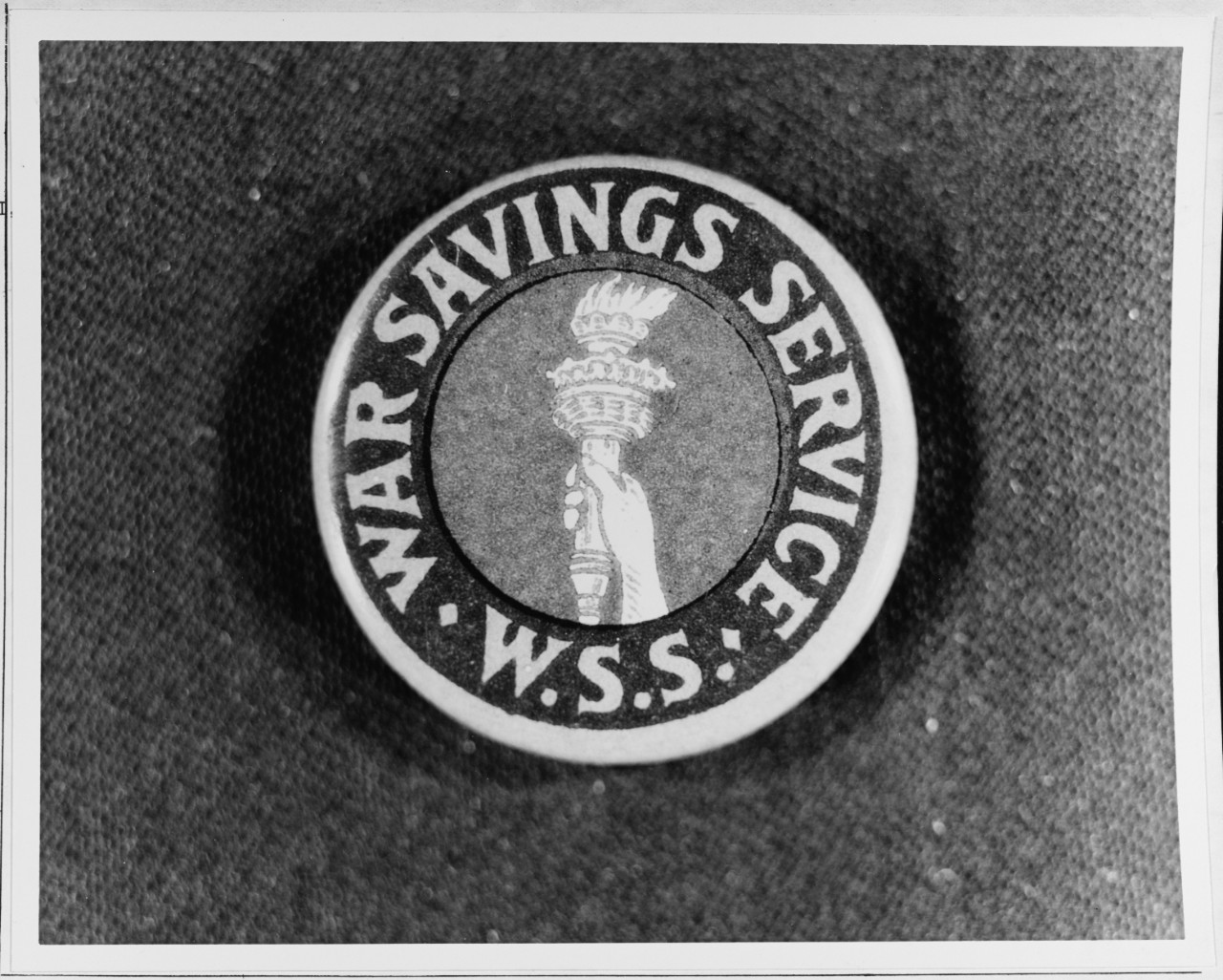 War Savings Service (W.S.S.) pin