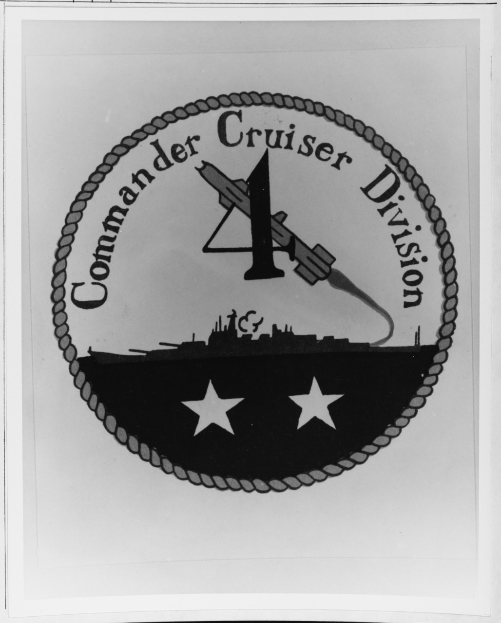 Insignia:  Commander Cruiser Division Four